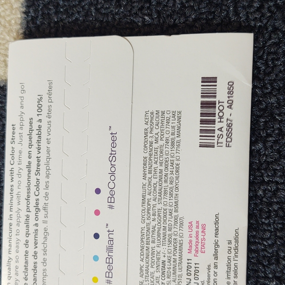 Color Street - It's A Hoot! Nail Strips - Retired - NWT - Picture 7 of 10